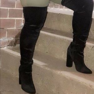 Aldo Tanesha Thigh High boots (Velvet)